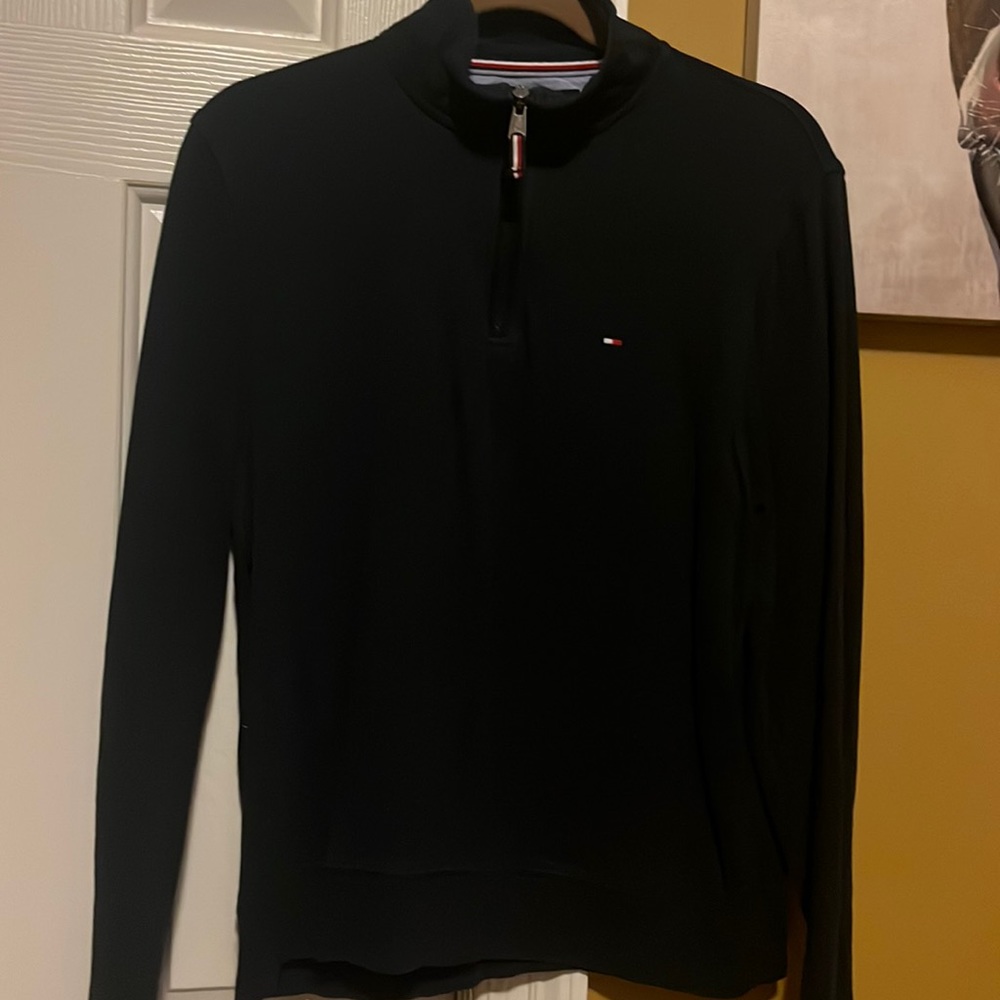 Tommy Hilfiger Black Turtleneck- Fleece with Fashion!